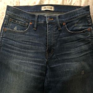 Madewell high rise skinny jeans size 28